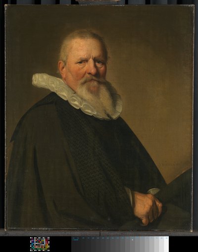 Pieter Jacobsz Schout (1570-1645). Burgemeester van Haarlem door Johannes Cornelisz. Verspronck